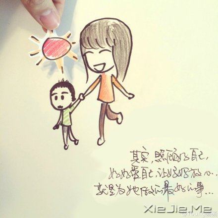 治愈系插画:记得要为妈妈做的9件事 (9)